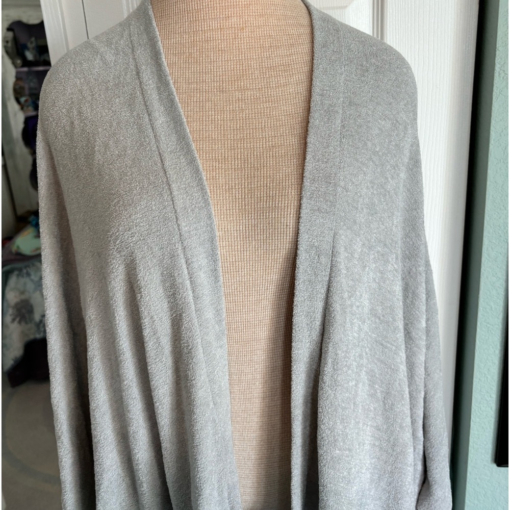 Barefoot Dreams Cozychic Ultra Lite Knit Cardi Wrap Size Plus OS